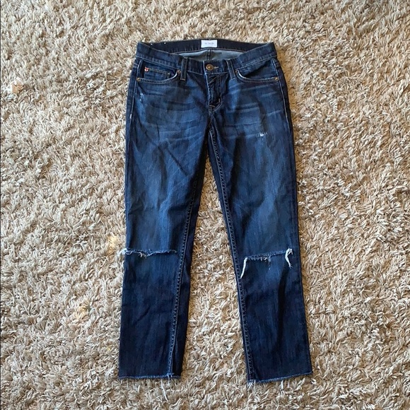 HUDSON Crop Muse Skinny Jeans